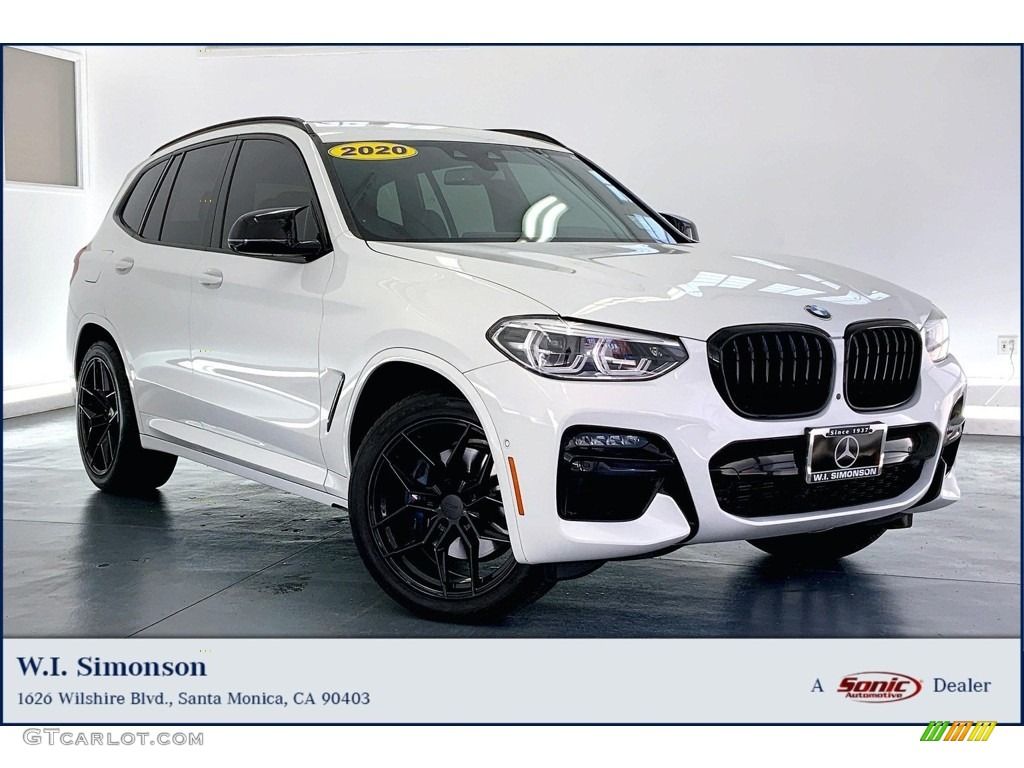 Alpine White BMW X3