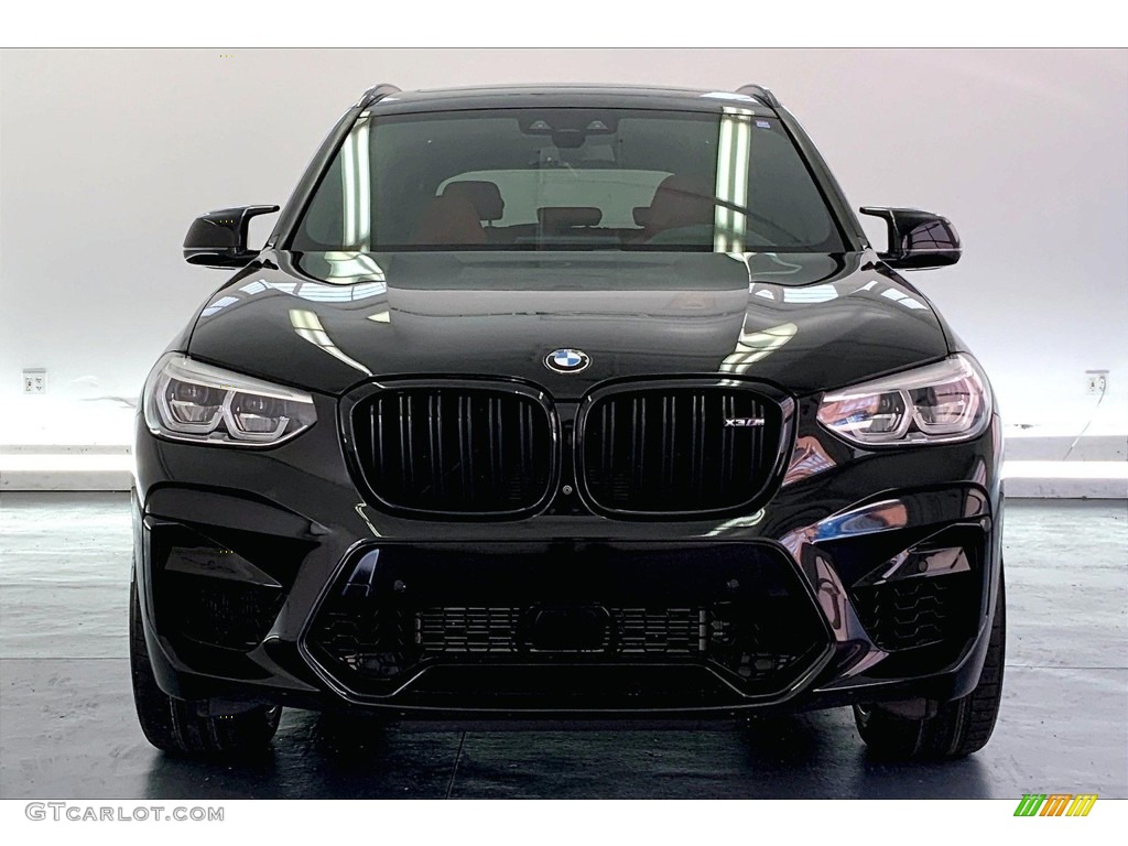 Black Sapphire Metallic 2020 BMW X3 M Competition Exterior Photo #146680104