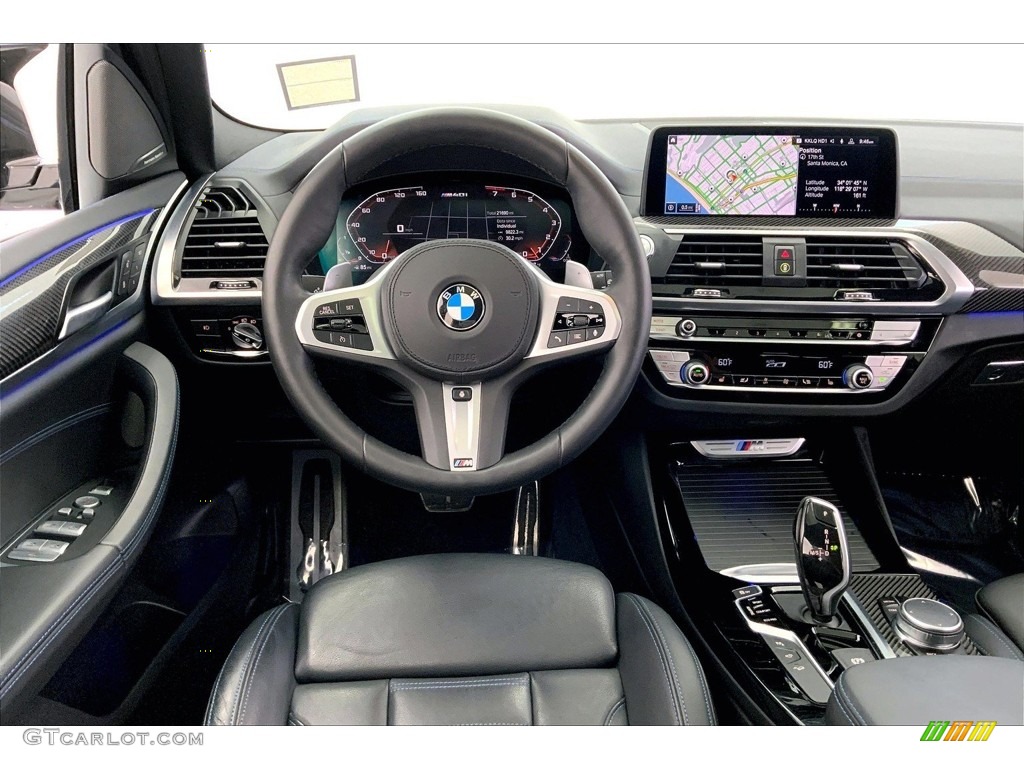 2020 BMW X3 M40i Black Dashboard Photo #146680146