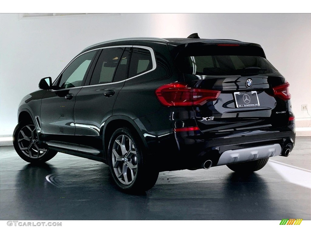 2020 X3 sDrive30i - Black Sapphire Metallic / Black photo #10