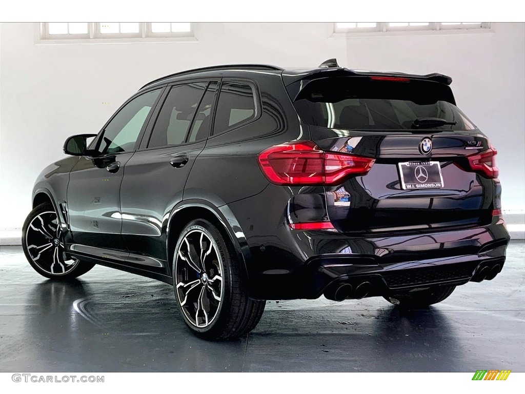 Black Sapphire Metallic 2020 BMW X3 M Competition Exterior Photo #146680233