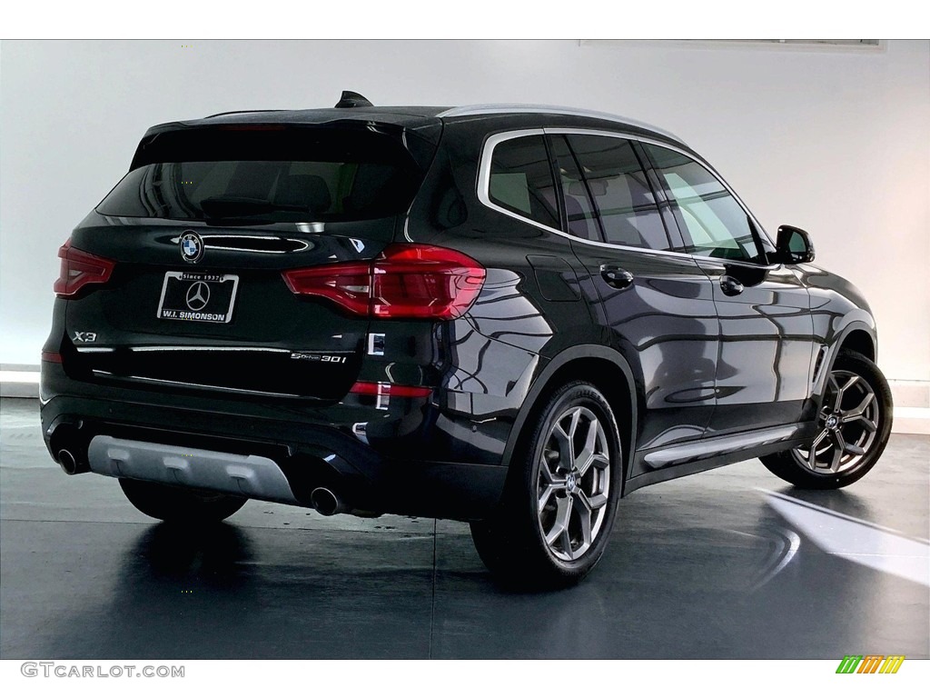 2020 X3 sDrive30i - Black Sapphire Metallic / Black photo #13