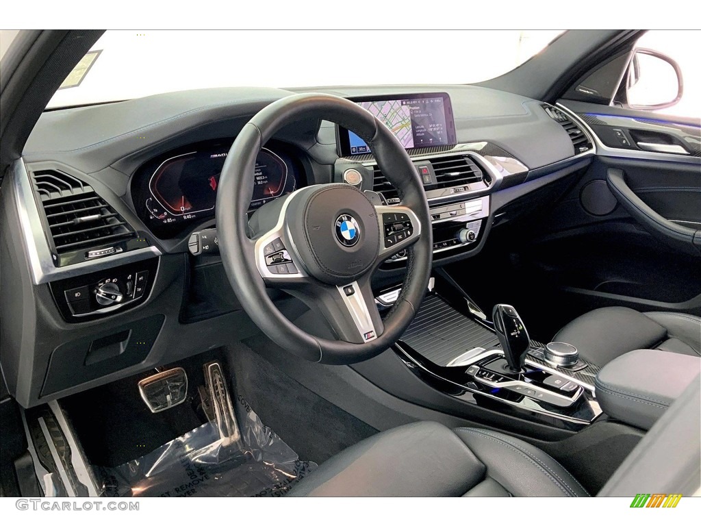 Black Interior 2020 BMW X3 M40i Photo #146680281