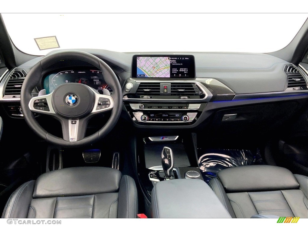 Black Interior 2020 BMW X3 M40i Photo #146680299