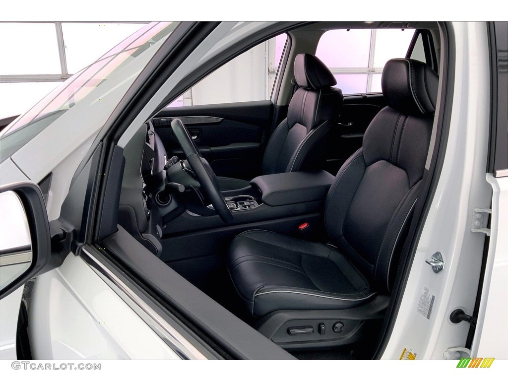 Black Interior 2023 Honda Pilot Elite AWD Photo #146680350