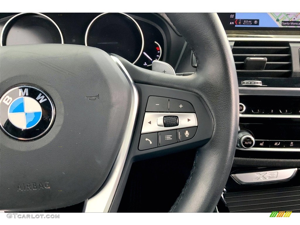 2020 X3 sDrive30i - Black Sapphire Metallic / Black photo #22