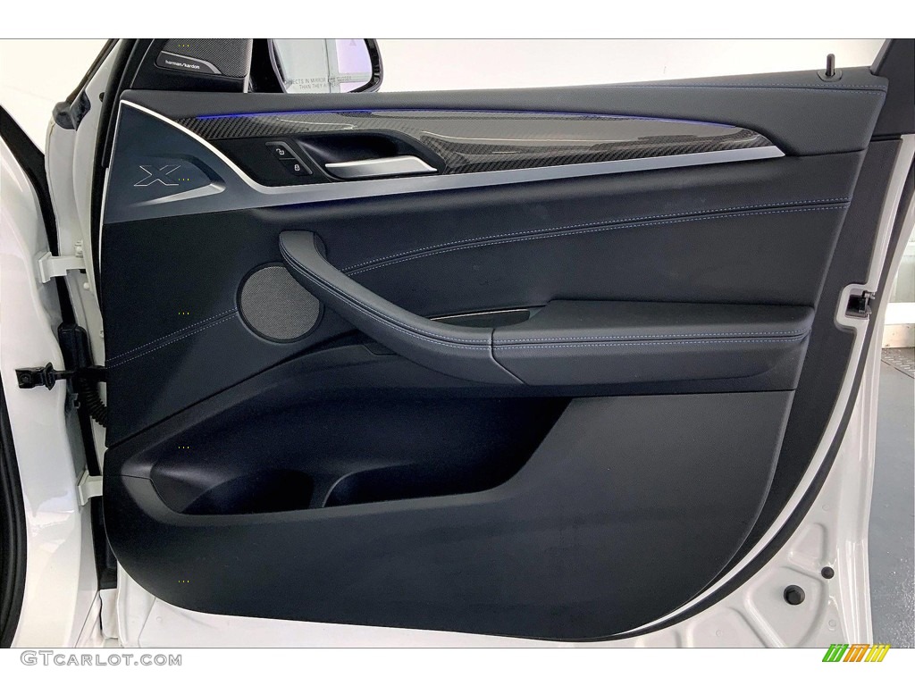 2020 BMW X3 M40i Black Door Panel Photo #146680476