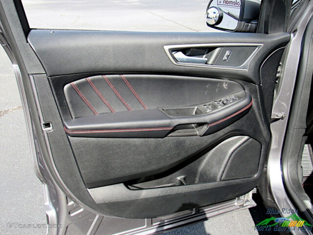 2022 Ford Edge ST-Line AWD Ebony Door Panel Photo #146680659