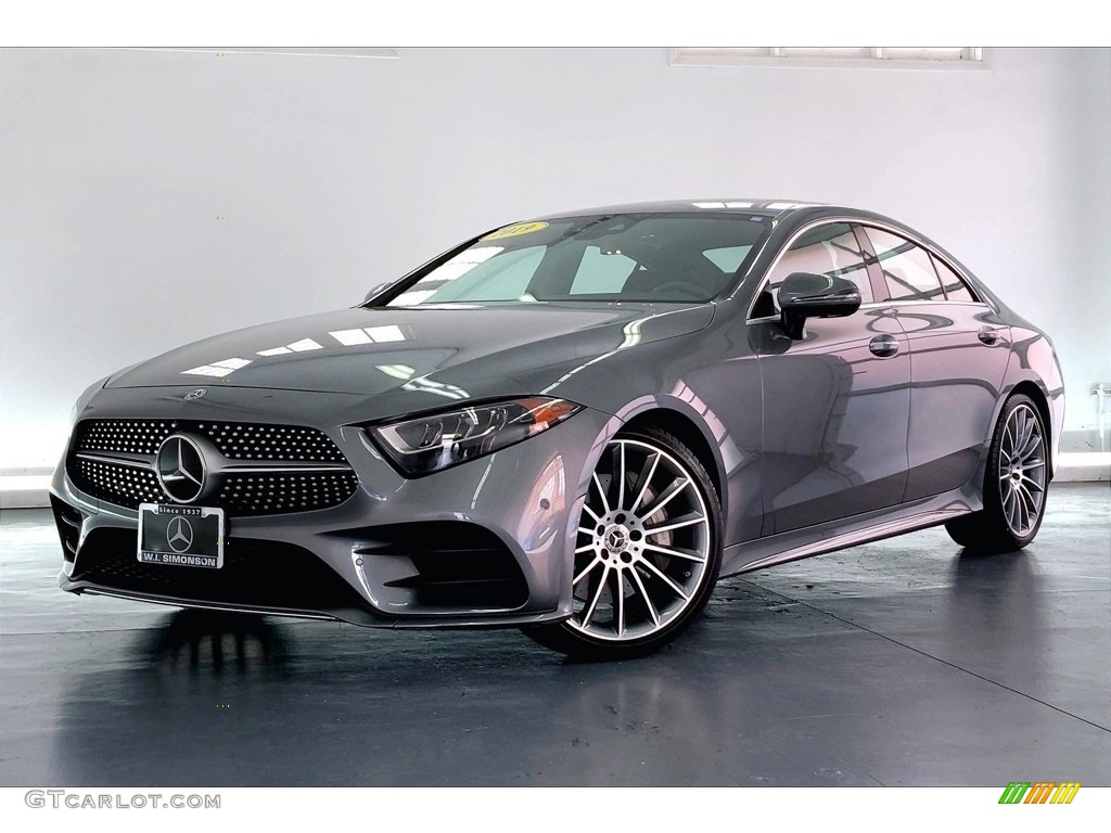 2019 CLS 450 Coupe - Selenite Grey Metallic / Black photo #12