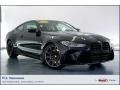 Black Sapphire Metallic 2021 BMW M4 Competition Coupe