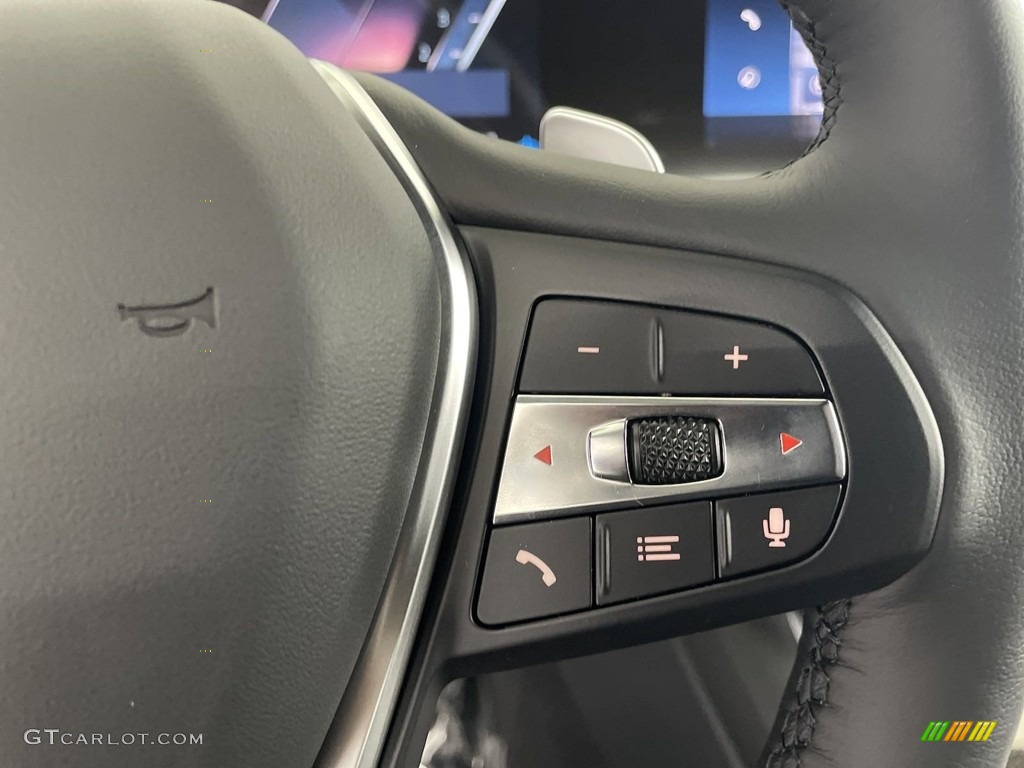 2024 BMW 4 Series 430i Coupe Black Steering Wheel Photo #146681291