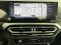 2024 BMW 4 Series Black Interior Navigation Photo