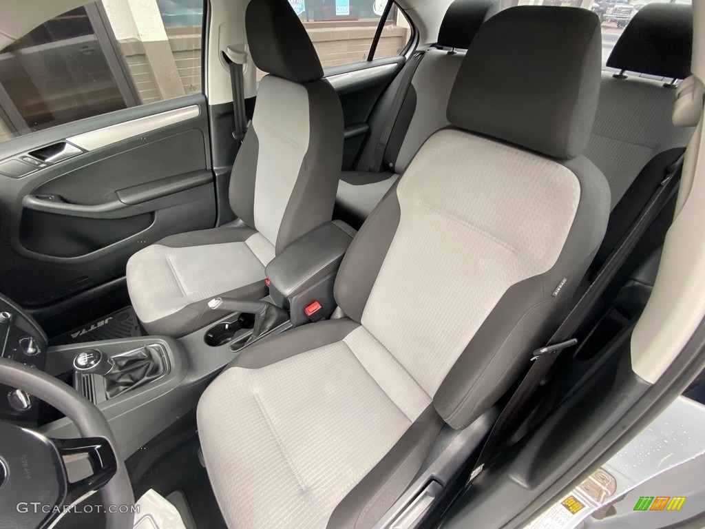 2017 Jetta S - White Silver / Black/Palladium Gray photo #19