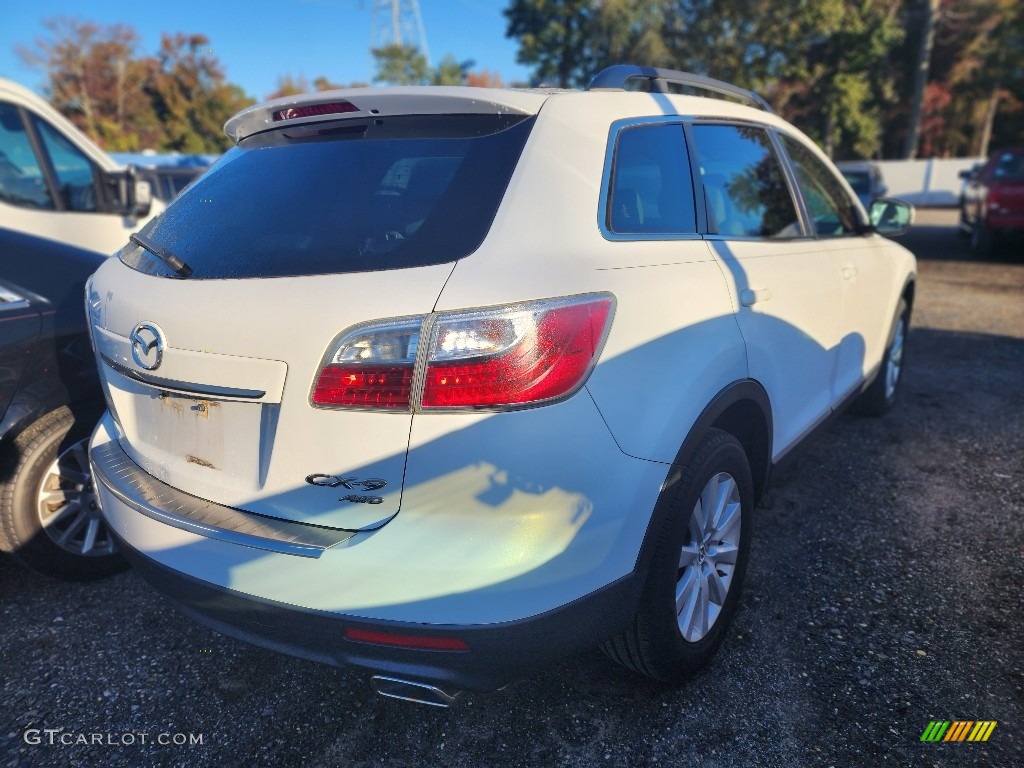 2010 CX-9 Touring AWD - Crystal White Pearl Mica / Sand photo #3