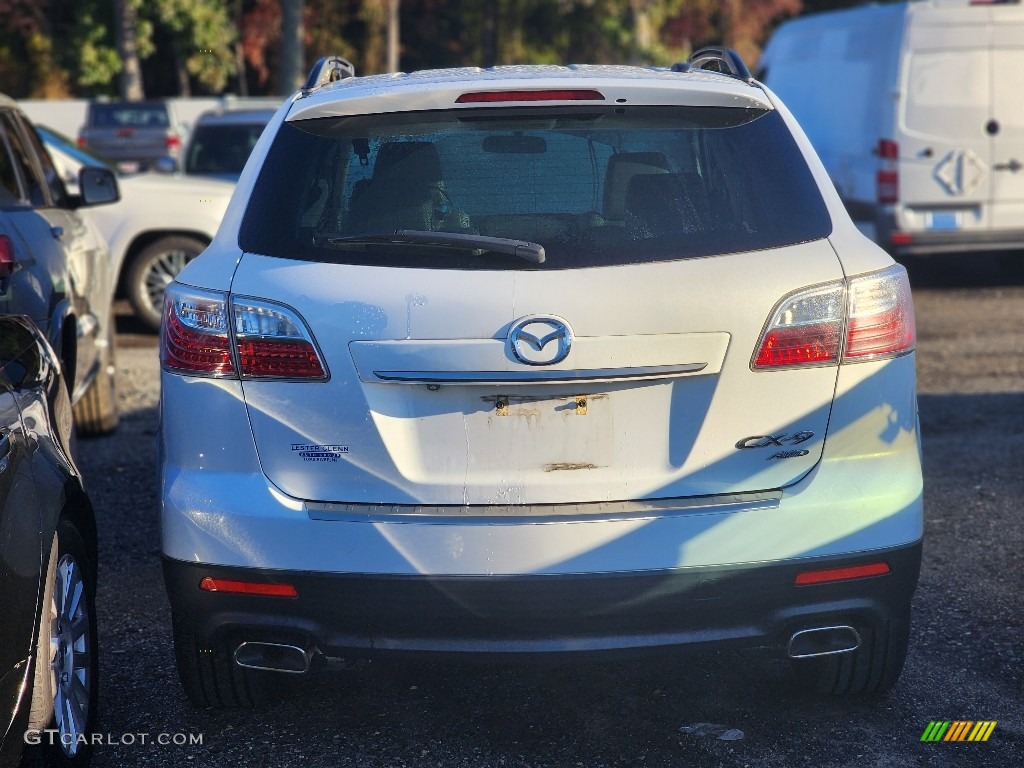 2010 CX-9 Touring AWD - Crystal White Pearl Mica / Sand photo #4