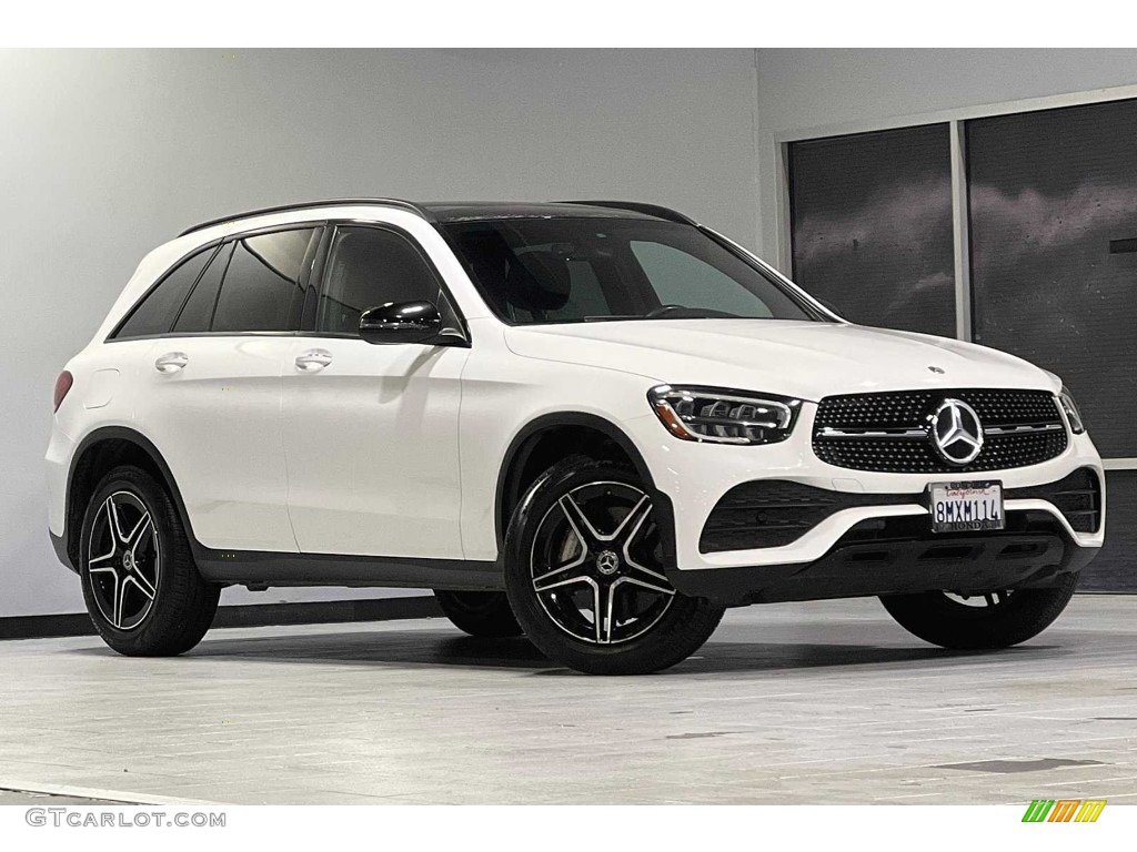 2020 GLC 300 4Matic - Polar White / Silk Beige photo #2