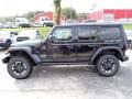 Black 2024 Jeep Wrangler 4-Door Rubicon X 4xe Hybrid Exterior