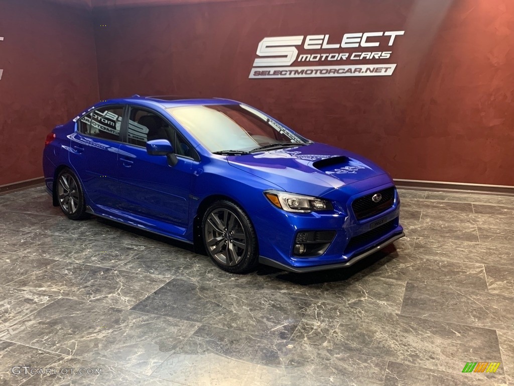 2016 WRX Limited - WR Blue Pearl / Carbon Black photo #3