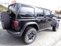 Black 2024 Jeep Wrangler 4-Door Rubicon X 4xe Hybrid Exterior