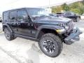 Black 2024 Jeep Wrangler 4-Door Rubicon X 4xe Hybrid Exterior