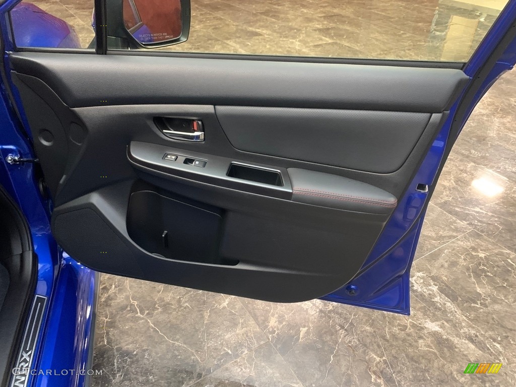 2016 Subaru WRX Limited Carbon Black Door Panel Photo #146681996