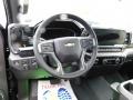 Jet Black Steering Wheel Photo for 2024 Chevrolet Silverado 2500HD #146682662