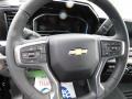 Jet Black Steering Wheel Photo for 2024 Chevrolet Silverado 2500HD #146682688