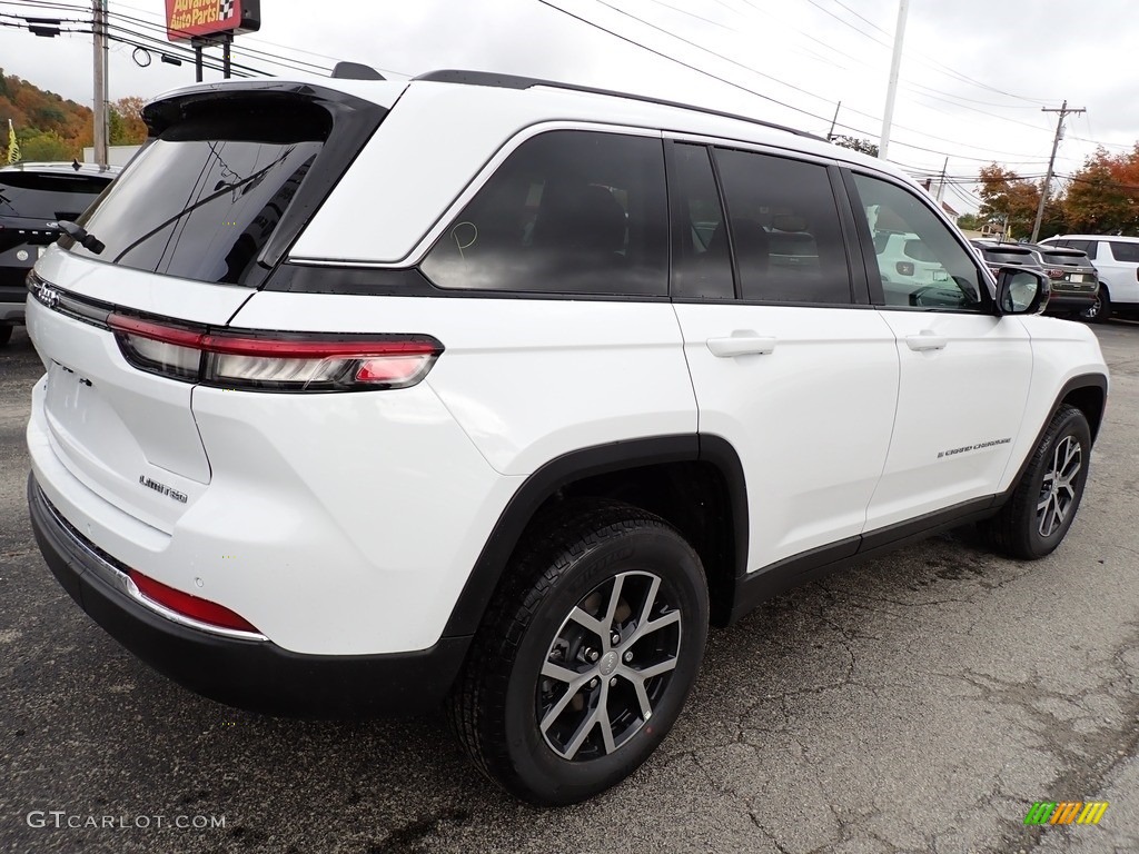 Bright White 2024 Jeep Grand Cherokee Limited 4x4 Exterior Photo #146682821