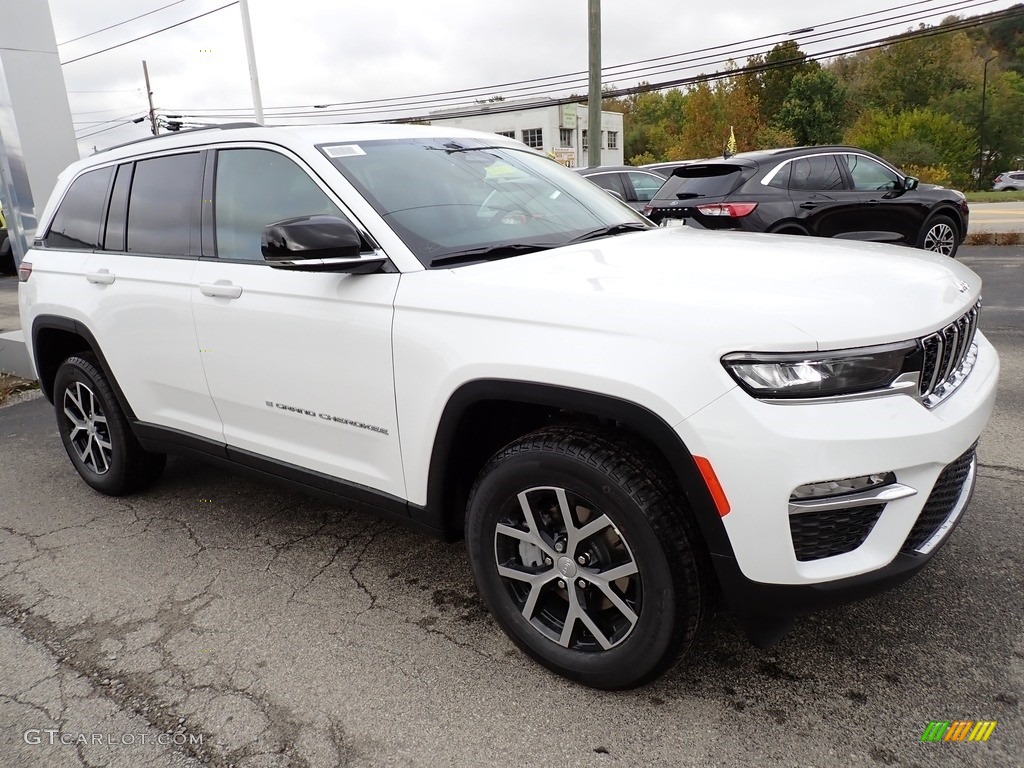Bright White 2024 Jeep Grand Cherokee Limited 4x4 Exterior Photo #146683070