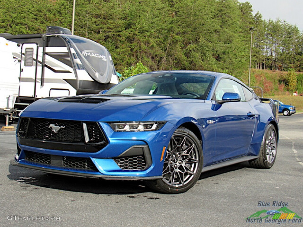 2024 Mustang GT Premium Fastback - Atlas Blue Metallic / Black Onyx photo #1