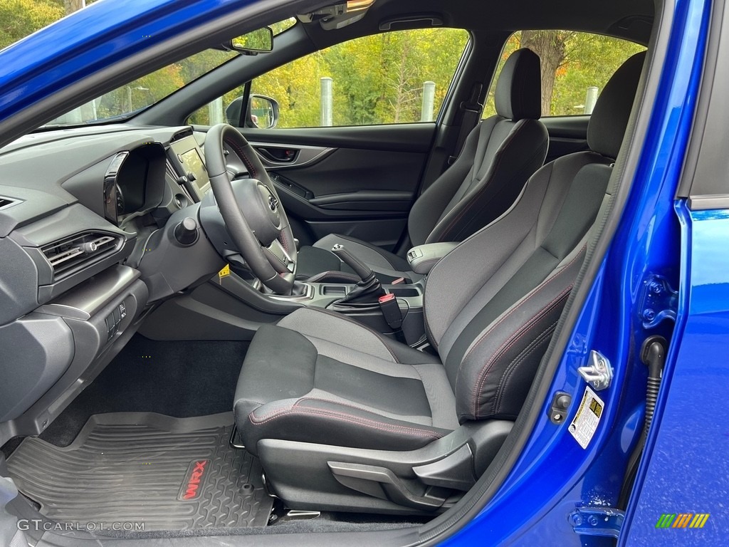 Carbon Black Interior 2022 Subaru WRX Standard WRX Model Photo #146683478