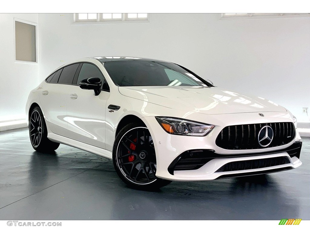 Diamond White Metallic 2022 Mercedes-Benz AMG GT 53 Exterior Photo #146683529