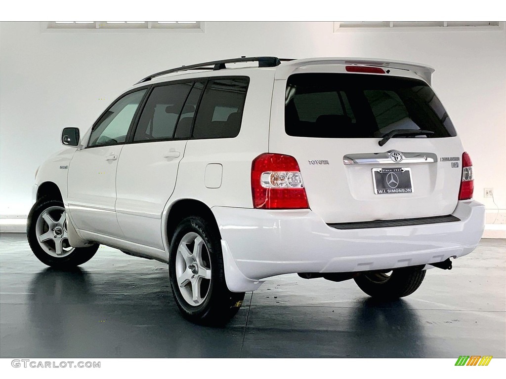 2006 Highlander Hybrid Limited - Super White / Ivory Beige photo #10