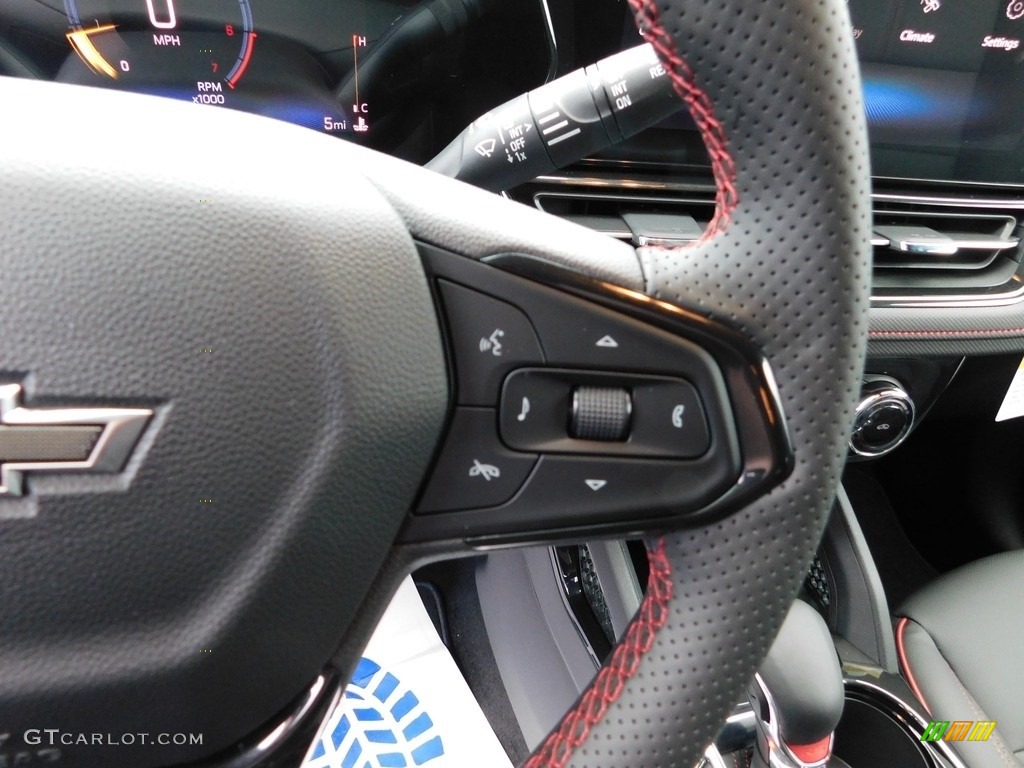 2024 Chevrolet Trailblazer RS Jet Black Steering Wheel Photo #146683757