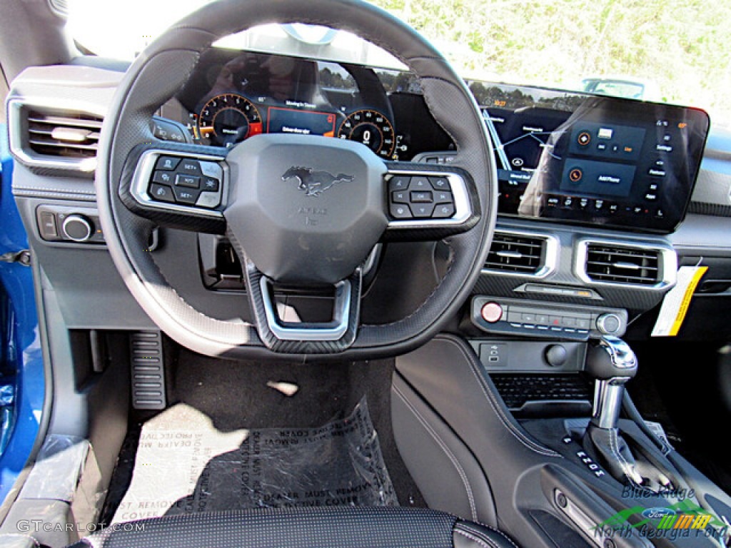 2024 Ford Mustang GT Premium Fastback Black Onyx Dashboard Photo #146683763