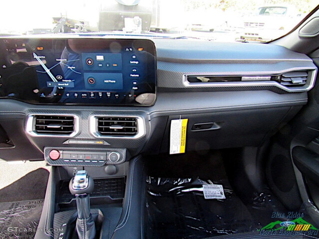 2024 Ford Mustang GT Premium Fastback Black Onyx Dashboard Photo #146683778
