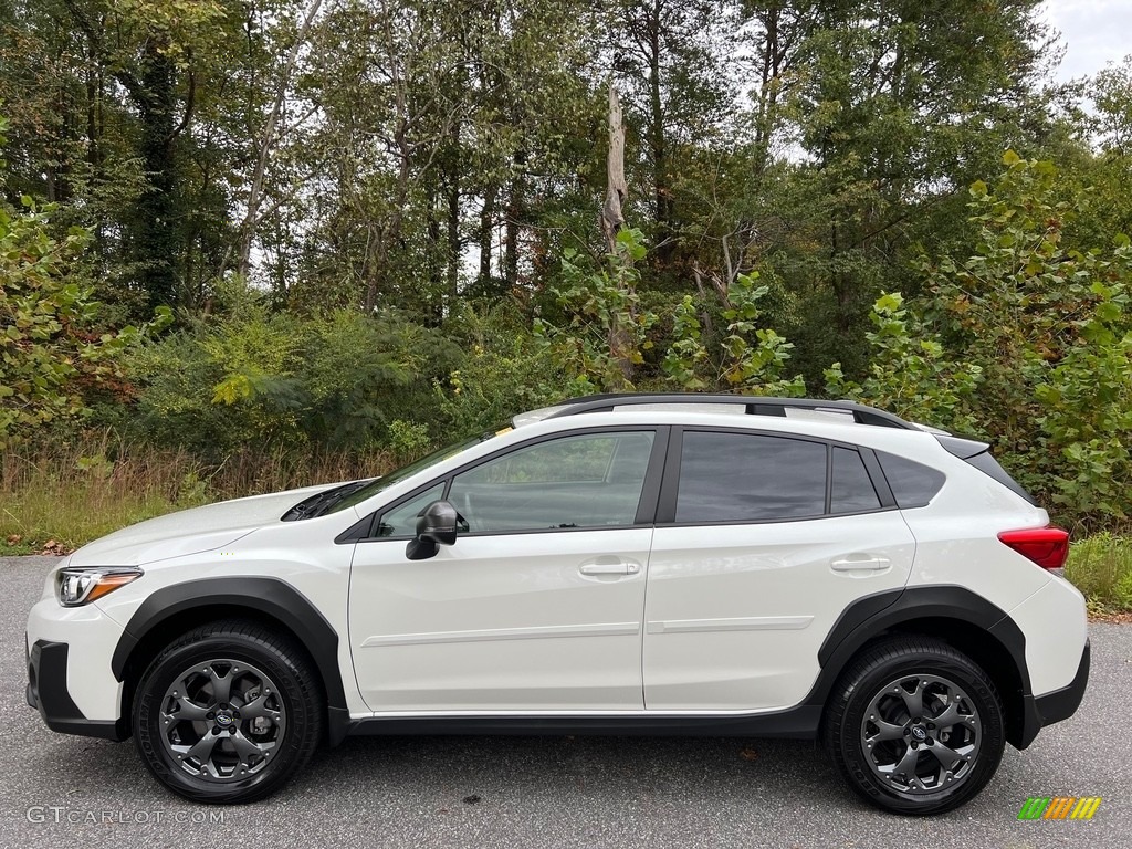 2023 Crosstrek Sport - Crystal White Pearl / Gray photo #1