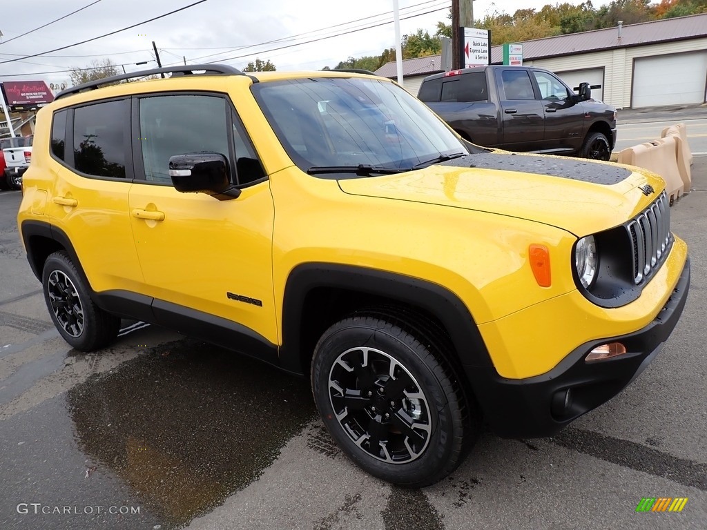 Solar Yellow 2023 Jeep Renegade Latitude 4x4 Exterior Photo #146683901