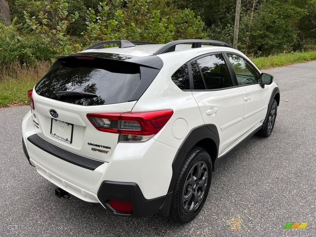 Crystal White Pearl 2023 Subaru Crosstrek Sport Exterior Photo #146683979
