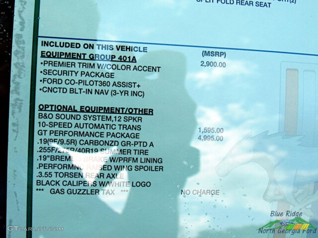 2024 Ford Mustang GT Premium Fastback Window Sticker Photo #146684006
