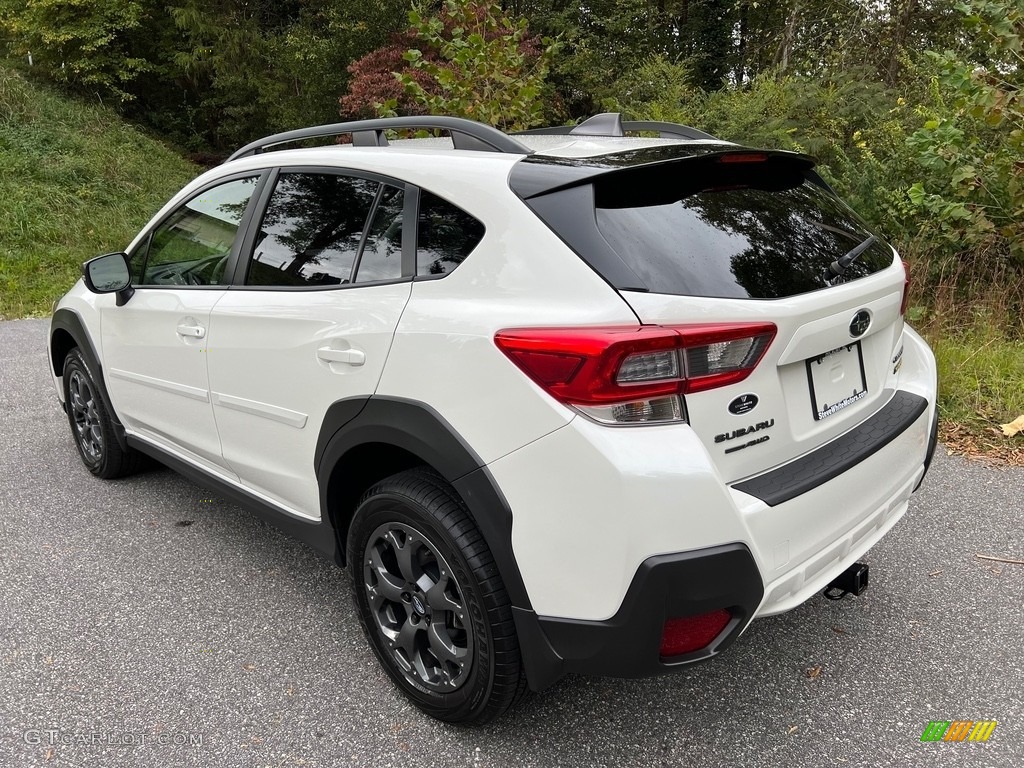 2023 Crosstrek Sport - Crystal White Pearl / Gray photo #8