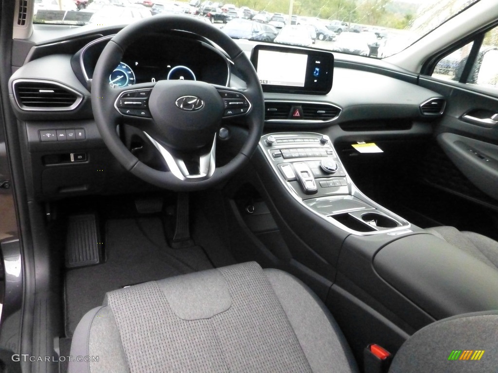 Gray Interior 2023 Hyundai Santa Fe Hybrid Blue AWD Photo #146684381