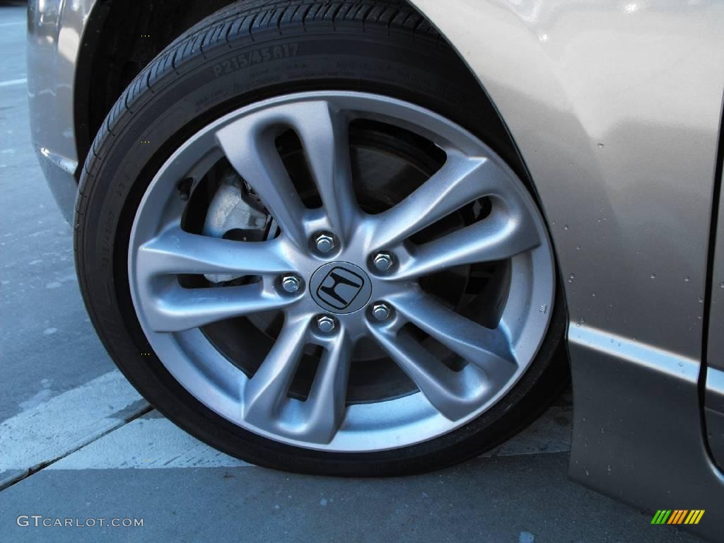 2007 Civic Si Sedan - Galaxy Gray Metallic / Black photo #53