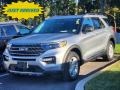 2022 Iconic Silver Metallic Ford Explorer XLT 4WD  photo #1