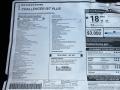 2023 Dodge Challenger R/T Plus Window Sticker