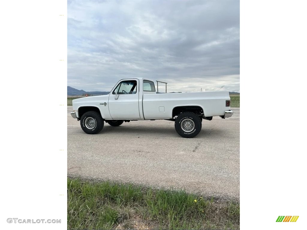 Frost White 1985 GMC C/K K1500 Sierra Regular Cab 4x4 Exterior Photo #146685101