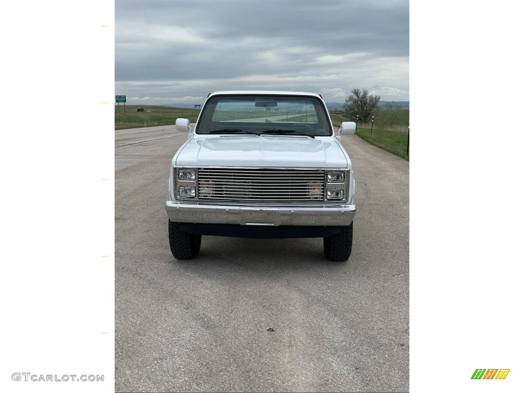 Frost White 1985 GMC C/K K1500 Sierra Regular Cab 4x4 Exterior Photo #146685104
