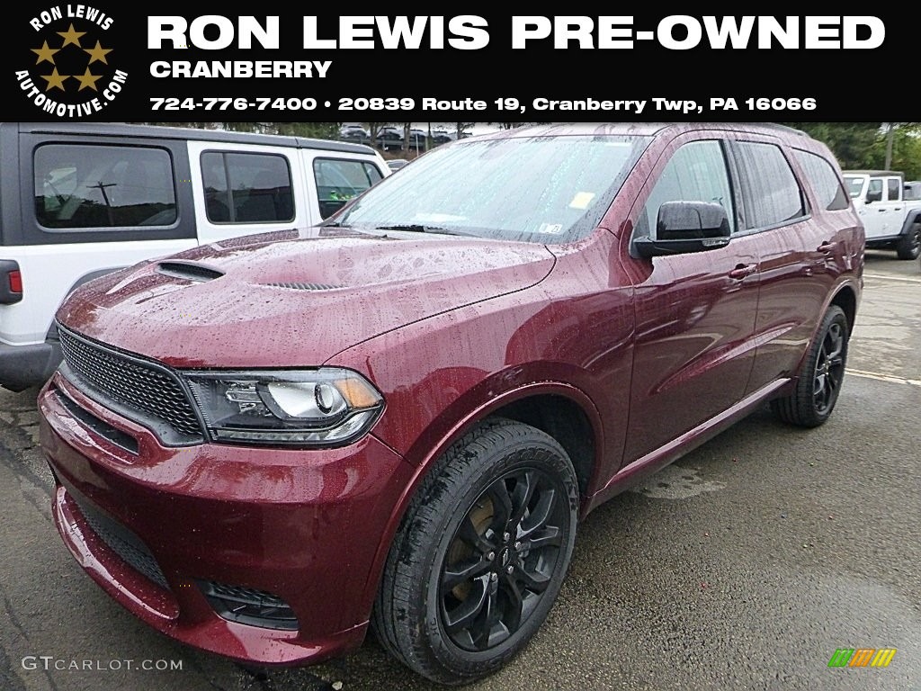 2020 Durango GT AWD - Octane Red Pearl / Black photo #1