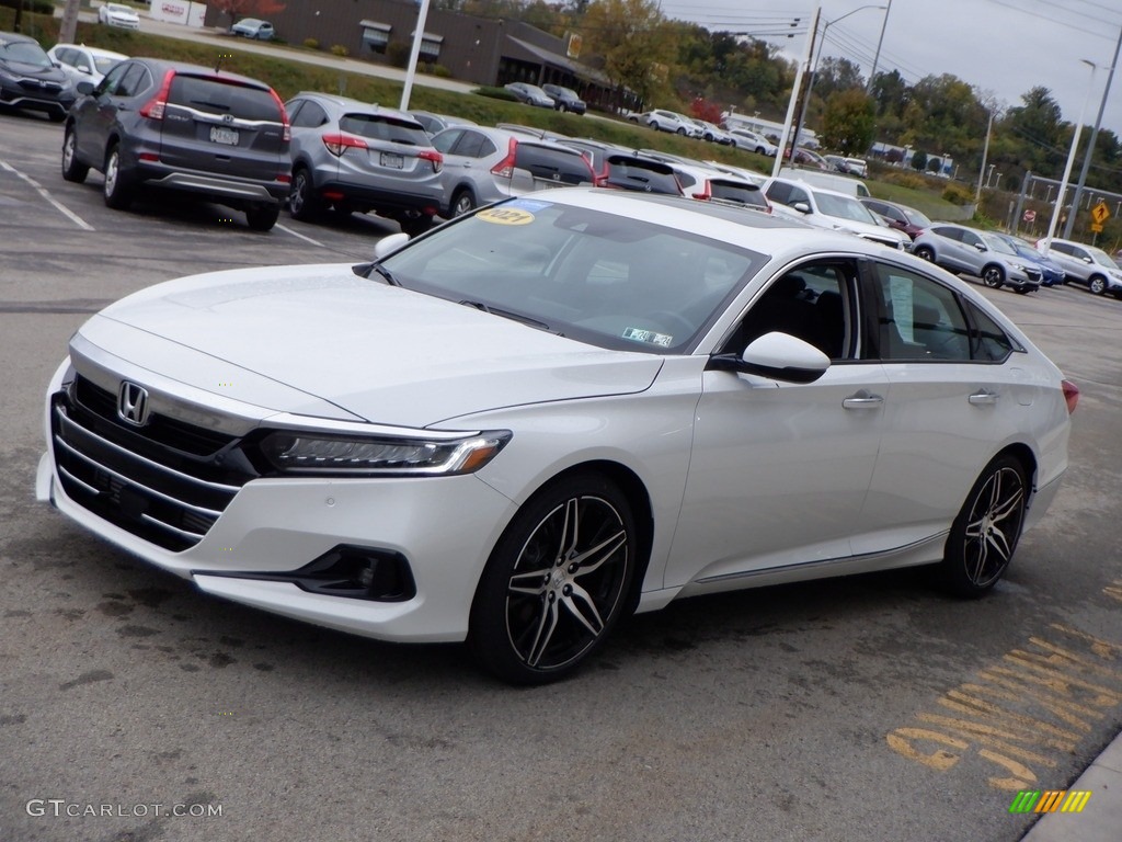 Platinum White Pearl 2021 Honda Accord Touring Exterior Photo #146685633