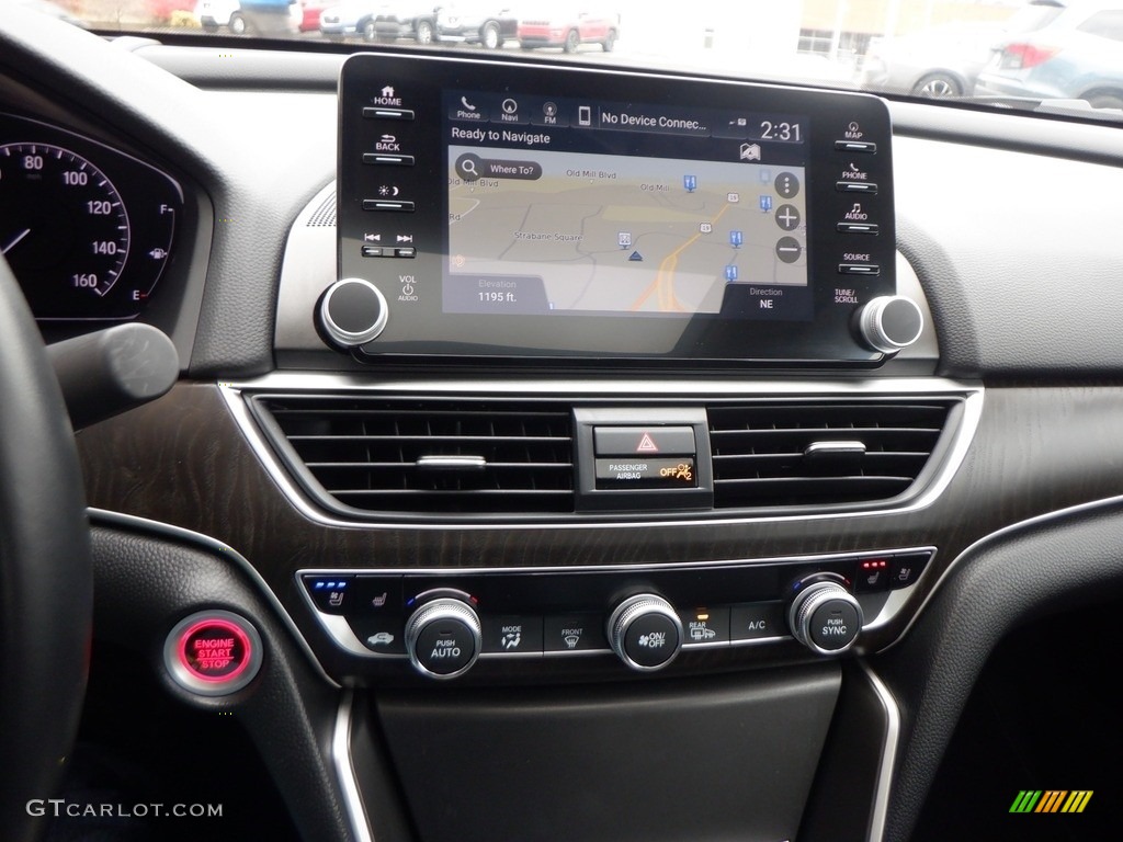 2021 Accord Touring - Platinum White Pearl / Black photo #19